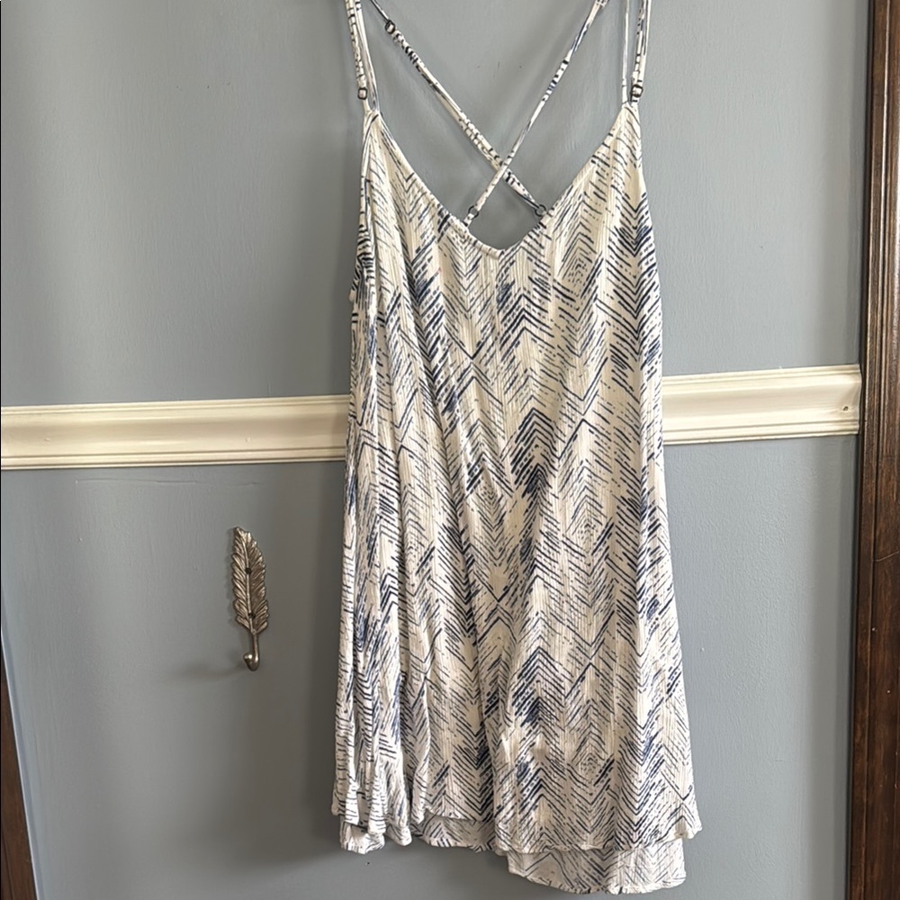 O'Neill Blue and White Patterned Dress